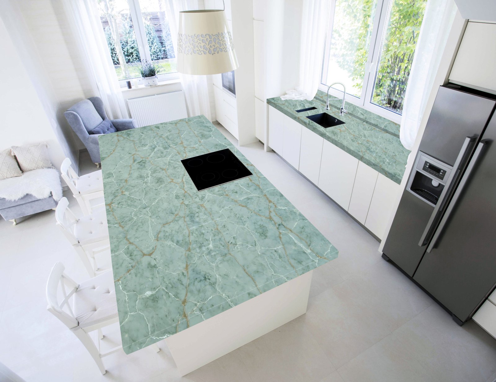 GREEN GOLD ONYX 